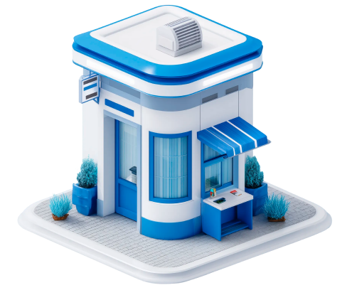 Изображение в изометрии.